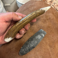 Alaskan Moose Antler Tine Pressure Flaker