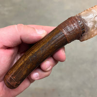 Small Stone Bladed Knife with Deer Antler Handle - #3 made in 2023