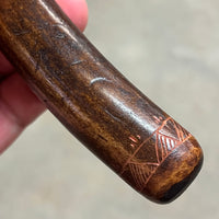 Small Stone Bladed Knife with Deer Antler Handle - #3 made in 2023