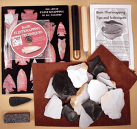 Premium Flintknapping Kit with Book & Video Stream/DVD