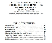 Knapper's Guide to Fluted Points - Book 1 - eBook/Digital Version