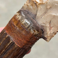 Stone Bladed Knife with Deer Antler Handle - #2 made in 2023