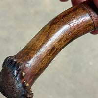 Stone Bladed Knife with Deer Antler Handle - #11 made in 2022