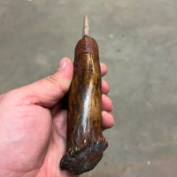 Stone Bladed Knife with Deer Antler Handle - #11 made in 2022