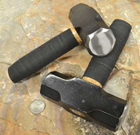 3 lb steel spalling flintknapping hammer tools