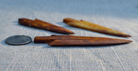hand carved bone arrow point