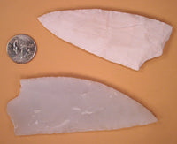 medium stone flint chert knife blades for knifemaking
