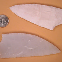 medium stone flint chert knife blades for knifemaking
