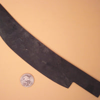Hand forged metal fur trade style knife blade