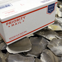large box of georgetown Texas flint spalls