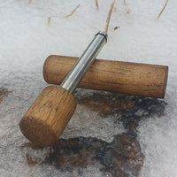 hickory fire piston kit on top of ice