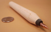 Beveled tip for copper tipped pressure flaker