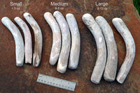 size comparison of different deer antler billet flint knapping tools