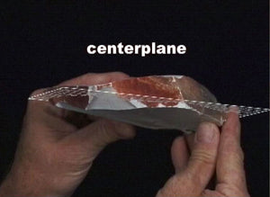 Diagram of centerplane on flint spall