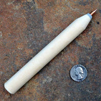 Copper tipped pressure flaker tool for flintknapping