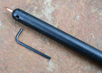 long delrin ishi stick pressure flaker for indirect percussion