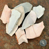 Flint and chert chips for flint and steel strikers