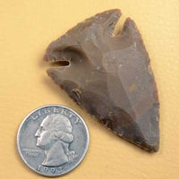 Indian agate stone arrowhead