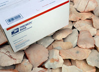 large box of keokuk chert for flintknapping material