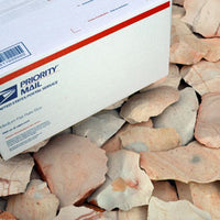Medium box of keokuk peoria chert stone spalls for flintknapping