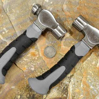 steel mini spalling hammer for flintknapping and spalling