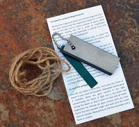instructions, kindling, and magnesium striker in fire kit