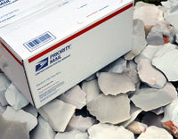 medium box of heat treated arkansas novaculite for flintknapping