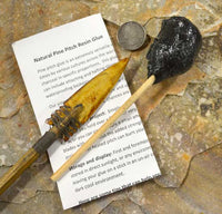 pine pitch natural resin sap glue for traditional adhesive crafts