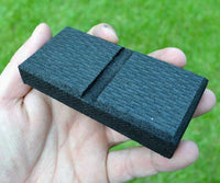 size reference of rubber flintknapping hand pad tool