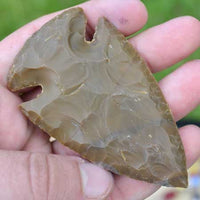 Indian spear point stone arrowhead