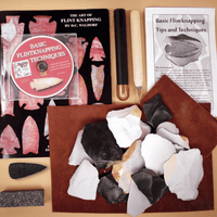 Premium Flintknapping Kit with Book & Video Stream/DVD