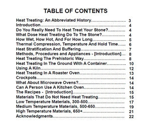 Roasting Rocks: The Art & Science of Heat Treating - eBook/Digital Version -