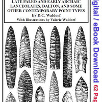 Knapper's Guide to Late Paleo, Lanceolates, Dalton, and Others - Book 2 - eBook/Digital Version