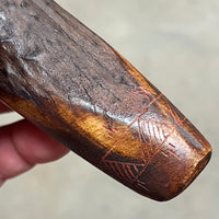 Stone Bladed Knife with Deer Antler Handle - #7 made in 2023