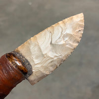 Stone Bladed Knife with Deer Antler Handle - #7 made in 2023
