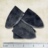 Black Obsidian Preshape Slab - 2.25" Shield Profile
