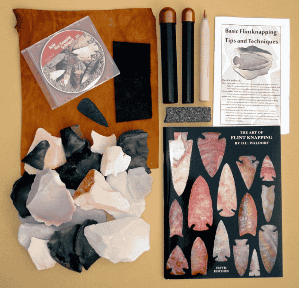 'The Works' Flintknapping Kit