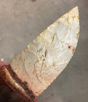 Buffalo Jaw Bone Stone Bladed Knife - #4 made in 2021
