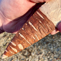 Knapped Stone Dagger with Gut Wrap - From the Keeper Case
