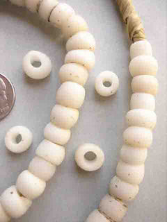Old White Padre Beads