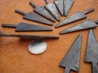 thickness of iron arrow points for award arrows

