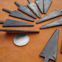 thickness of iron arrow points for award arrows