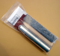 flintknapping supplies tool kit in bag
