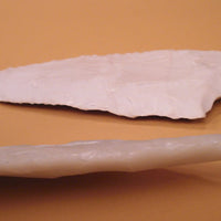 thickness of typical medium stone knife blade