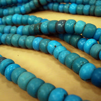 blue padre trade bead strands