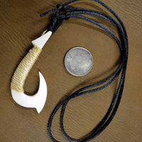 Bone hook pendant