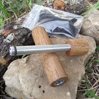 Hickory machined aluminum fire piston kit for fire making