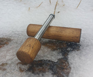 hickory fire piston kit on top of ice