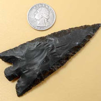 Indian stone arrowhead spear point