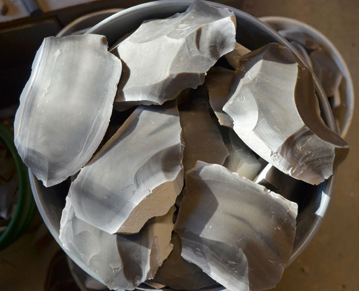 Georgetown Flint Spalls - Flint Knapping Stone & Supplies | GoKnapping